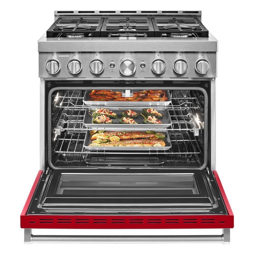 KFGC506JPA KitchenAid® 36'' Smart Commercial-Style Gas Range with 6 Burners