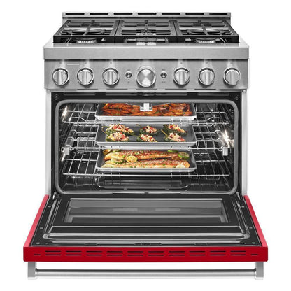 KFGC506JPA KitchenAid® 36'' Smart Commercial-Style Gas Range with 6 Burners