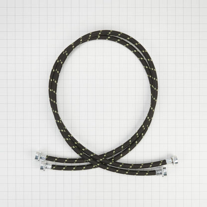 Whirlpool 8212487RP 5' Braided washer fill hoses with 2 female connections - 2 pack