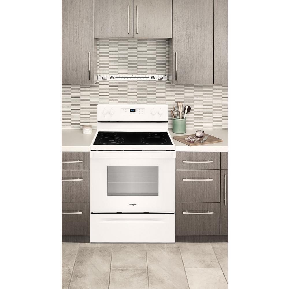 Whirlpool 5.3 cu. ft. Electric Range with Keep Warm Setting.