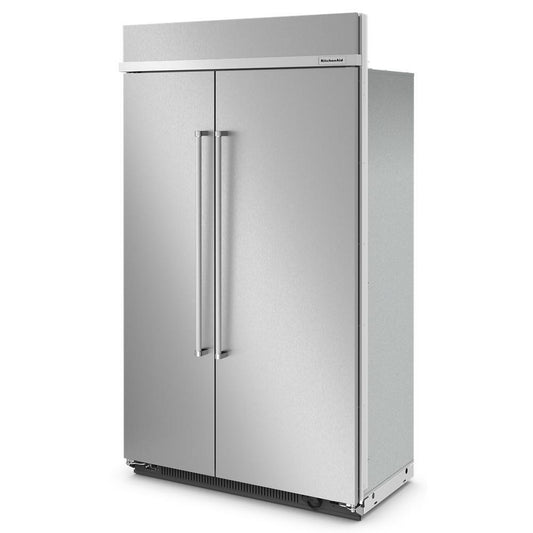 Kitchenaid KBSN708MPS 30 Cu. Ft. 48" Built-In Side-by-Side Refrigerator with PrintShield™ Finish