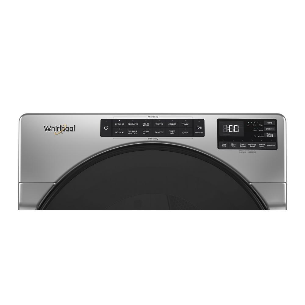 Whirlpool 7.4 Cu. Ft. Electric Wrinkle Shield Dryer with Steam