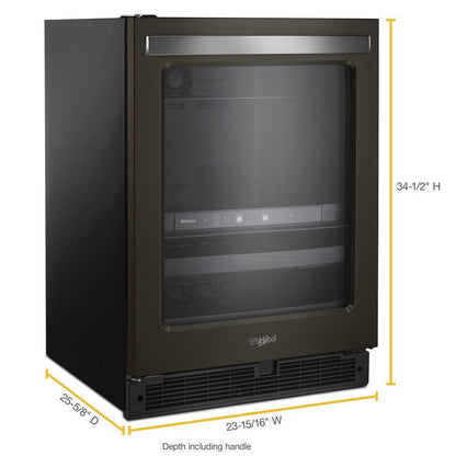 Whirlpool WUB50X24HV 24-inch Wide Undercounter Beverage Center - 5.2 cu. ft.