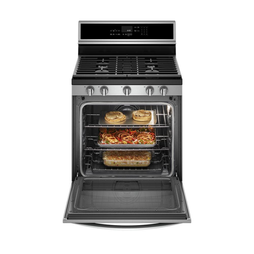 Whirlpool WFG975H0HZ 5.8 cu. ft. Smart Freestanding Gas Range with EZ-2-Lift™ Grates