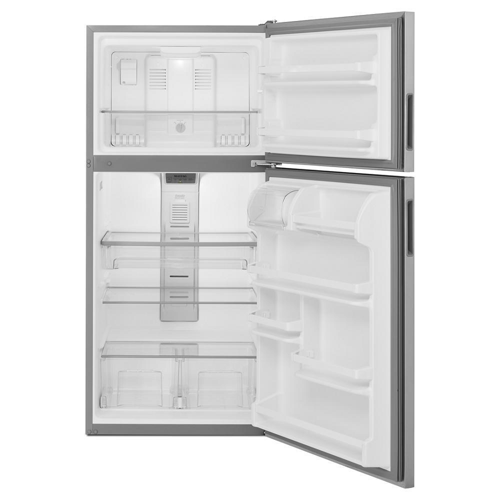 Maytag 30-Inch Wide Top Freezer Refrigerator with PowerCold® Feature- 18 Cu. Ft.