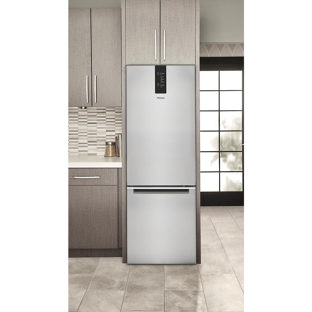 Whirlpool WRB543CMJZ 24-inch Wide Garage-Ready Bottom-Freezer Refrigerator - 12.9 cu. ft.