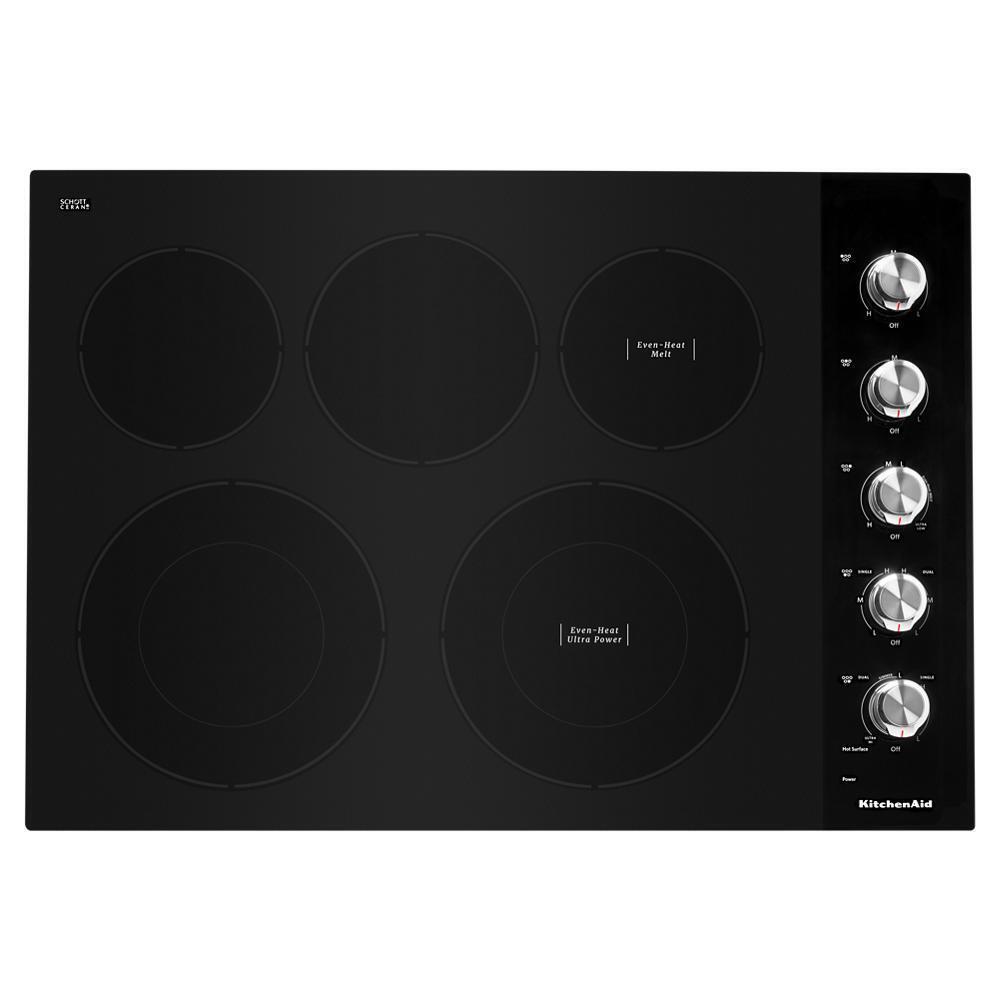 Kitchenaid 30" Electric Cooktop with 5 Elements and Knob Controls