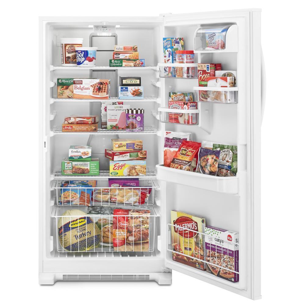 Whirlpool WZF79R20DW 20 cu. ft. Upright Freezer with Temperature Alarm