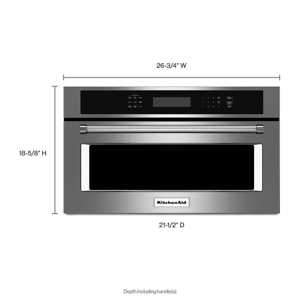 Kitchenaid KMBP107ESS 27" Built In Microwave Oven with Convection Cooking