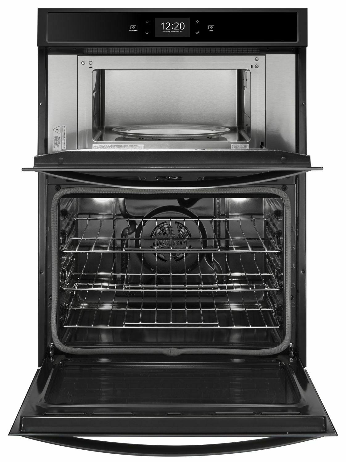 Whirlpool WOC75EC0HB 6.4 cu. ft. Smart Combination Wall Oven with Touchscreen - Black