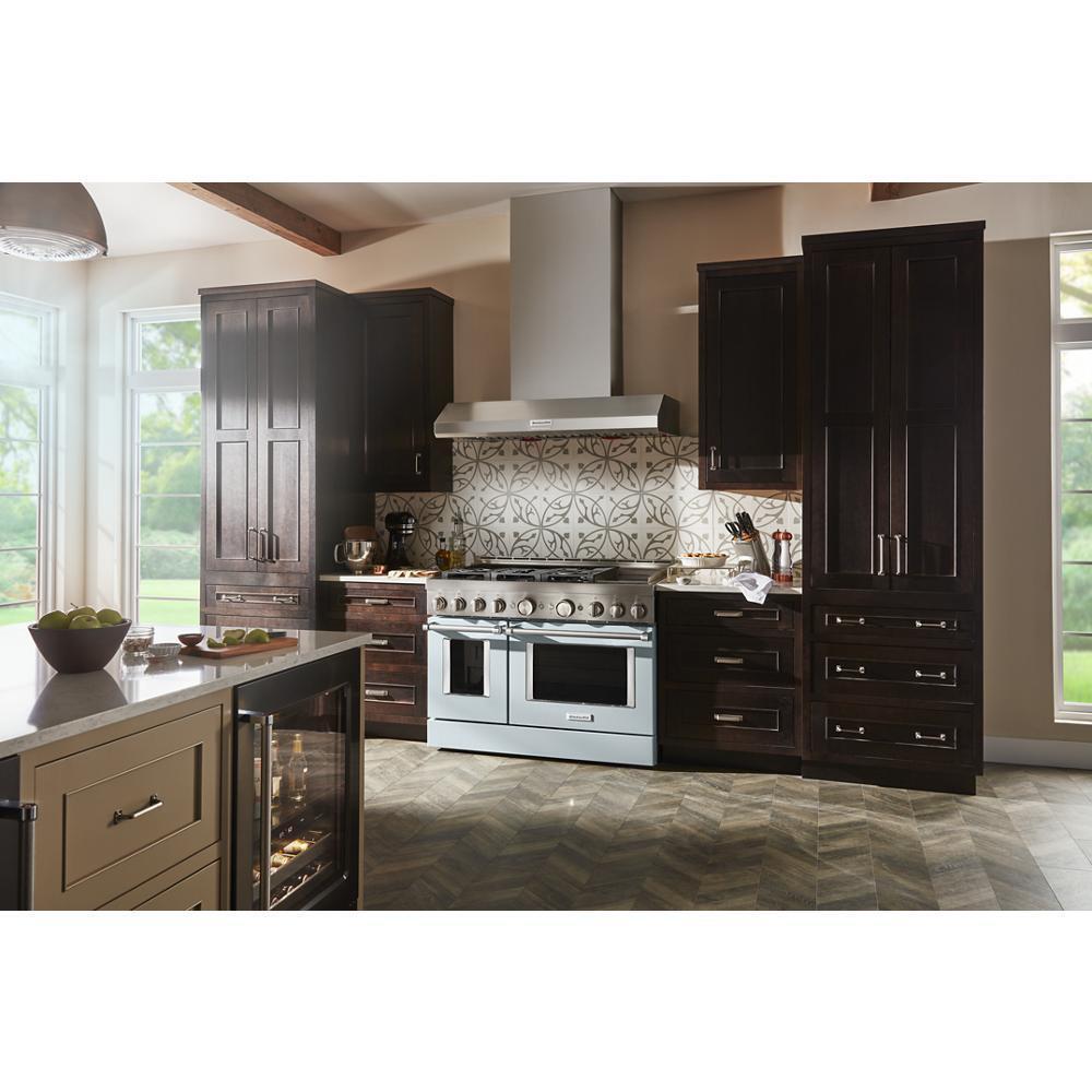 KFGC558JMB KitchenAid® 48'' Smart Commercial-Style Gas Range with Griddle