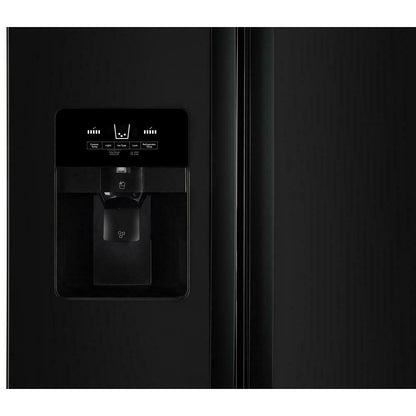 Whirlpool WRS321SDHB 33-inch Wide Side-by-Side Refrigerator - 21 cu. ft.