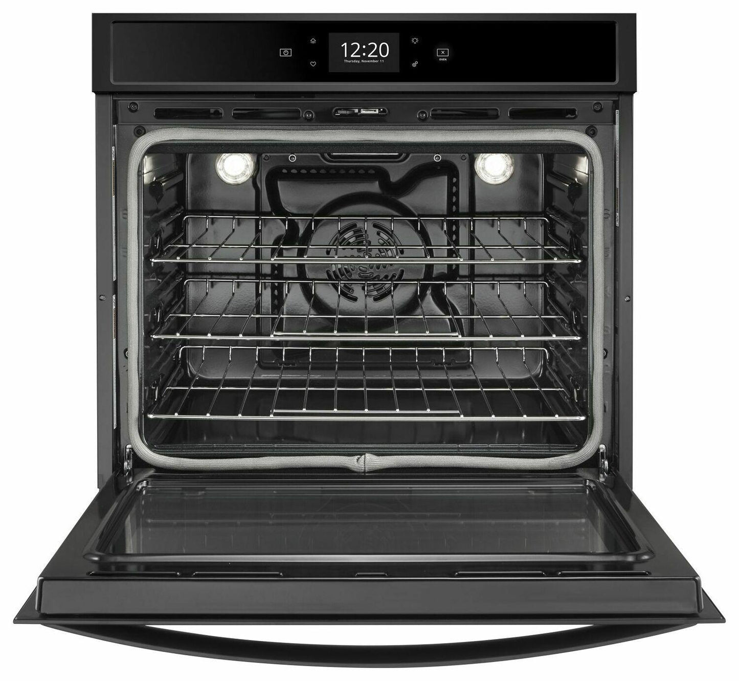 Whirlpool WOS72EC7HB 4.3 cu. ft. Smart Single Wall Oven with True Convection Cooking - Black