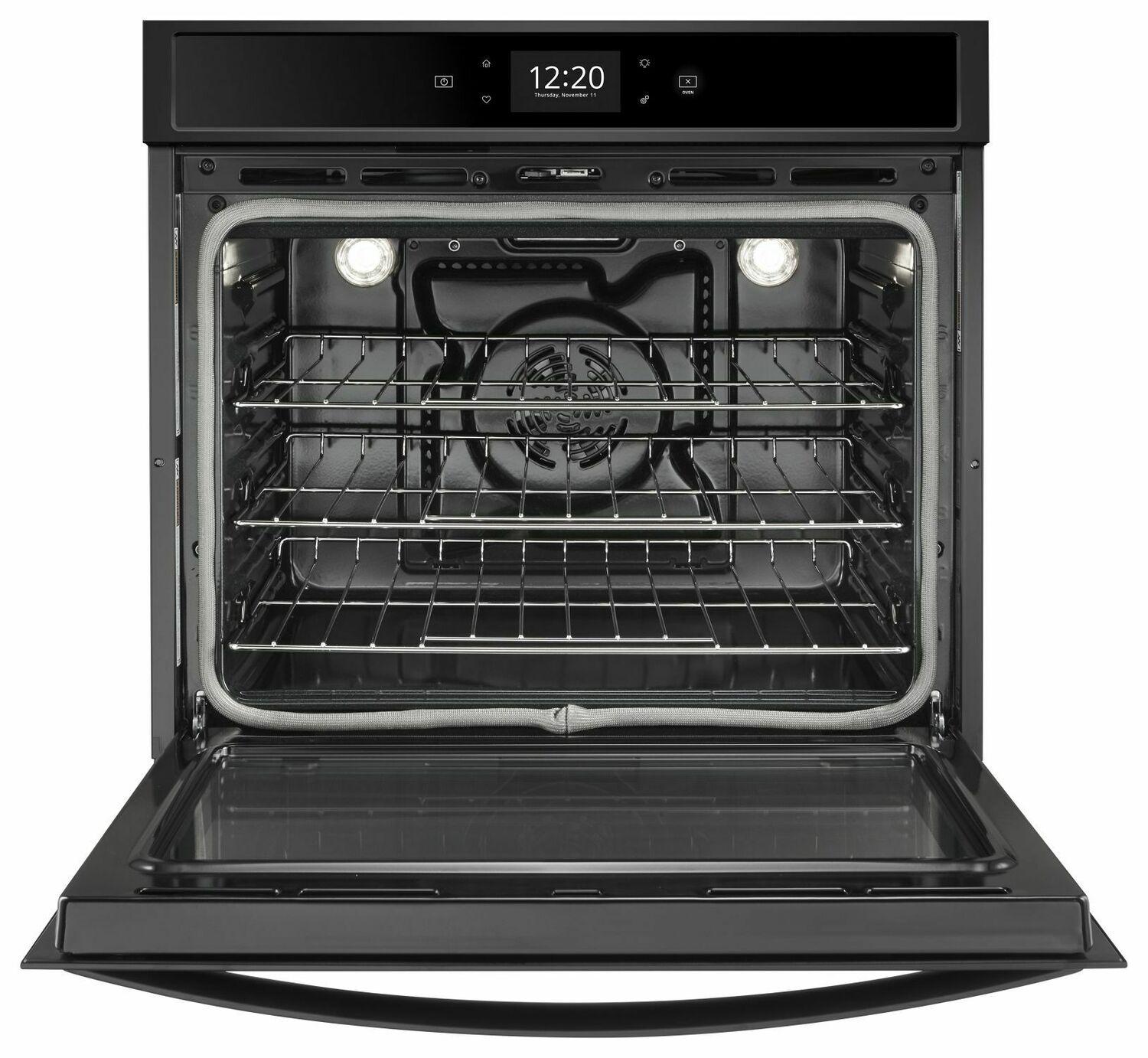 Whirlpool WOS72EC7HB 4.3 cu. ft. Smart Single Wall Oven with True Convection Cooking - Black