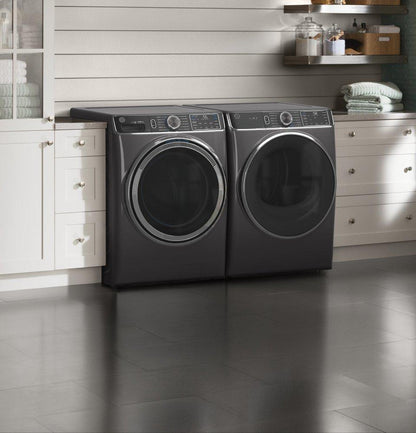 GE® 7.8 cu. ft. Capacity Smart Front Load Electric Dryer with Steam and Sanitize Cycle