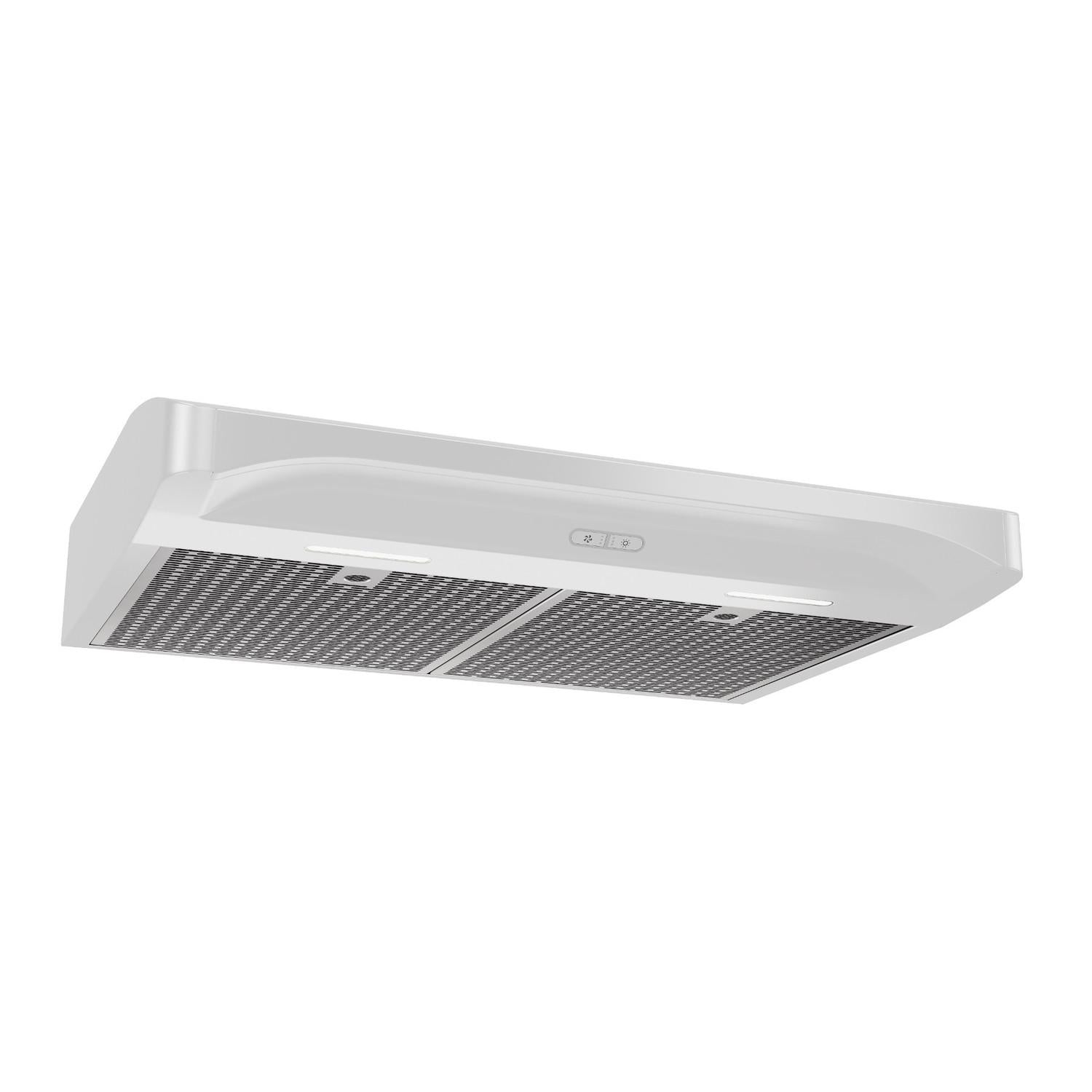 ALT230WW Broan® Elite 30-Inch Convertible Under-Cabinet Range Hood, White, 375 Max Blower CFM