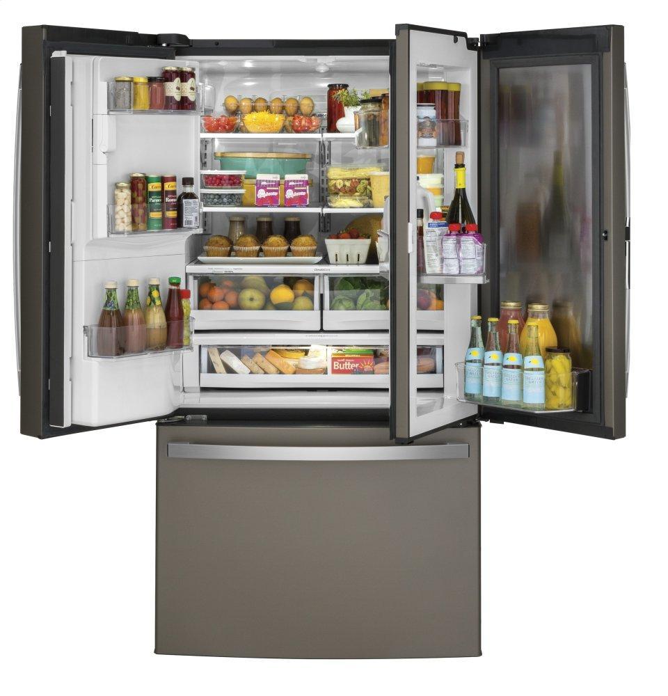 GE® 27.7 Cu. Ft. French-Door Refrigerator with Door In Door