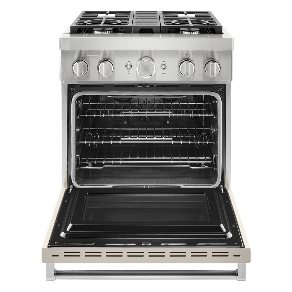 KitchenAid® 30'' Smart Commercial-Style Dual Fuel Range with 4 Burners