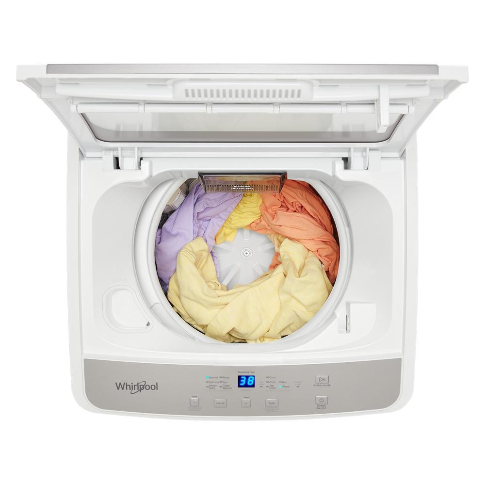 Whirlpool WTW2000HW 1.6 cu. ft. Compact Top Load Washer with Flexible Installation