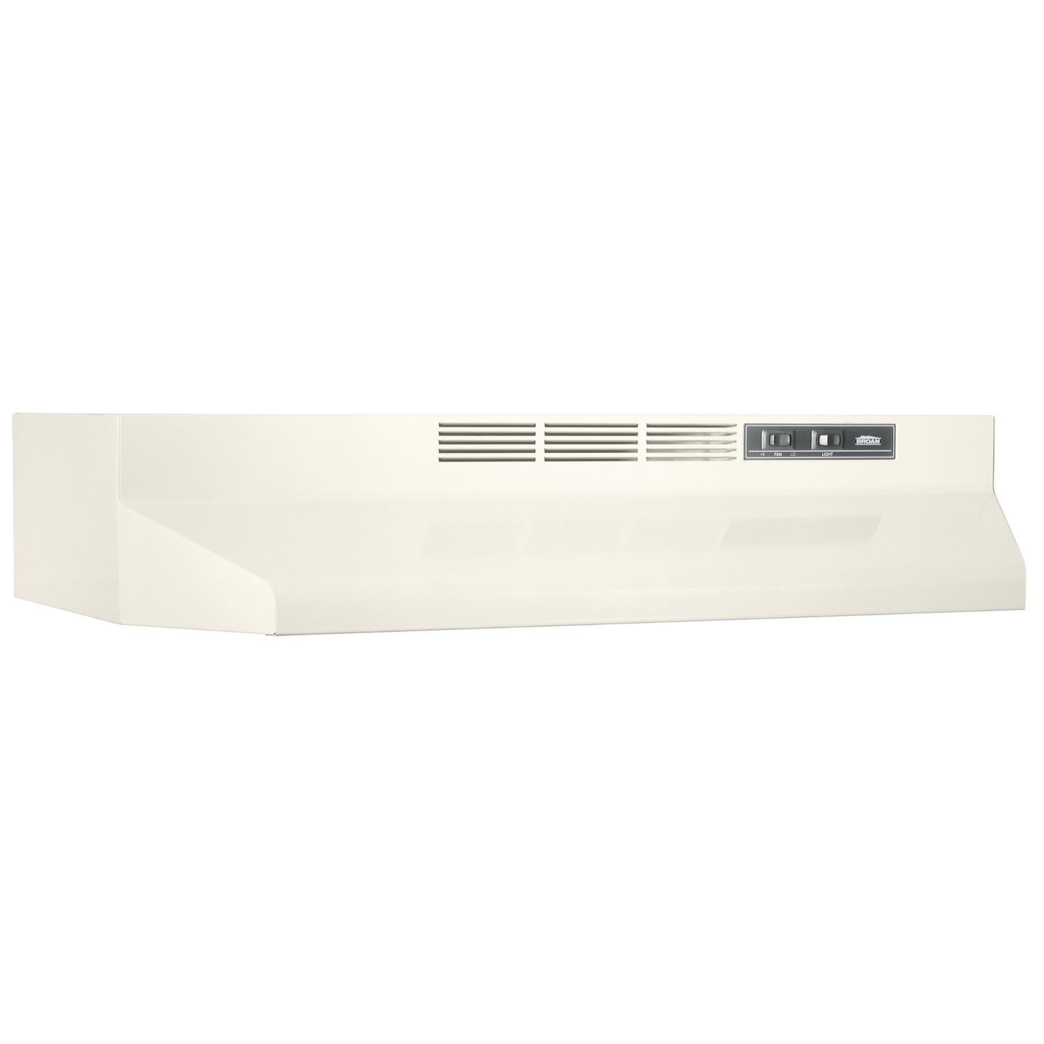 Broan 413602 **DISCONTINUED** Broan® 36-Inch Ductless Under-Cabinet Range Hood, Bisque