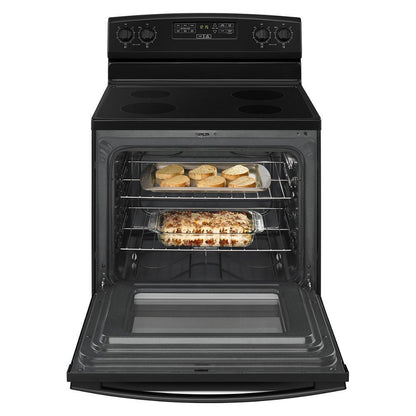 Amana AER6303MFB 30-inch Amana® Electric Range with Extra-Large Oven Window