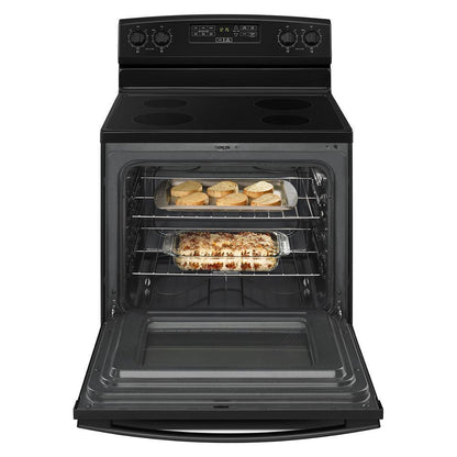 Amana AER6303MFB 30-inch Amana® Electric Range with Extra-Large Oven Window
