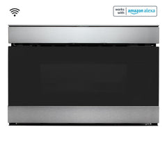 Sharp SMD2489ES 24 in. 1.2 cu. ft. 950W Sharp Stainless Steel Smart Easy Wave Open Microwave Drawer Oven