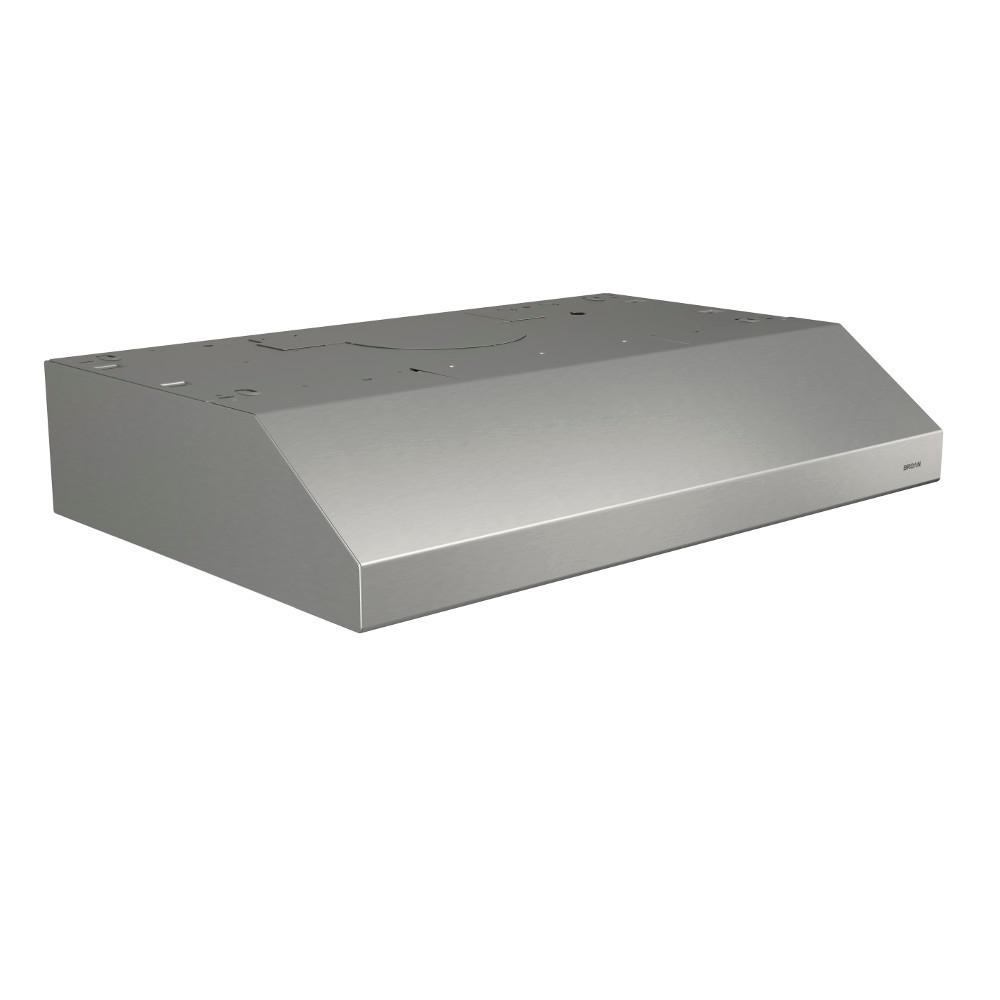 BCSEK136SS Broan 36-Inch 300 Max Blower CFM 1.5 Sones Stainless Steel Range Hood ENERGY STAR® certified