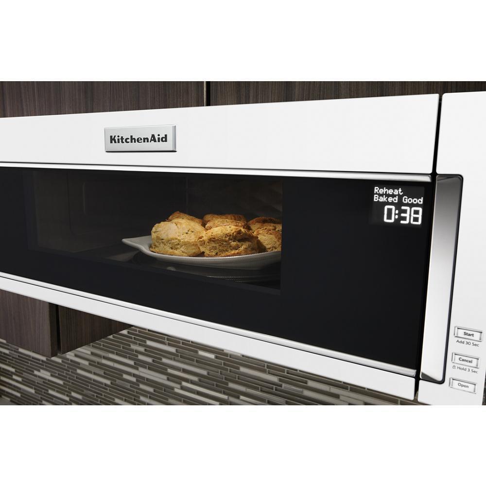 Kitchenaid KMLS311HWH 1000-Watt Low Profile Microwave Hood Combination