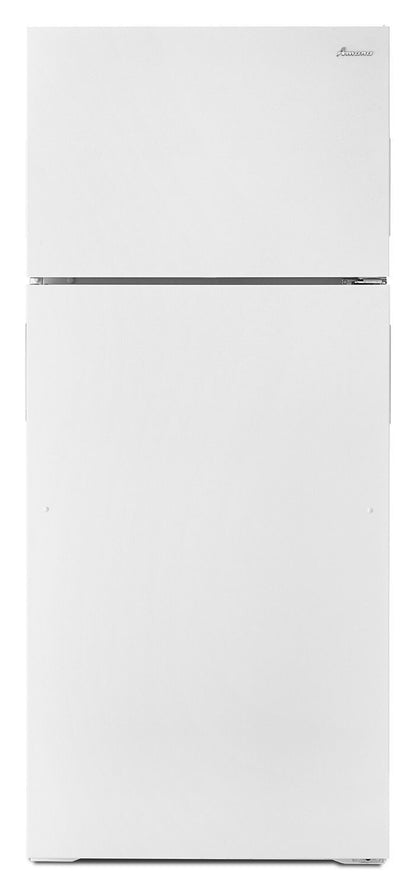 Amana ART106TFDW 28-inch Top-Freezer Refrigerator with Gallon Door Storage Bins White
