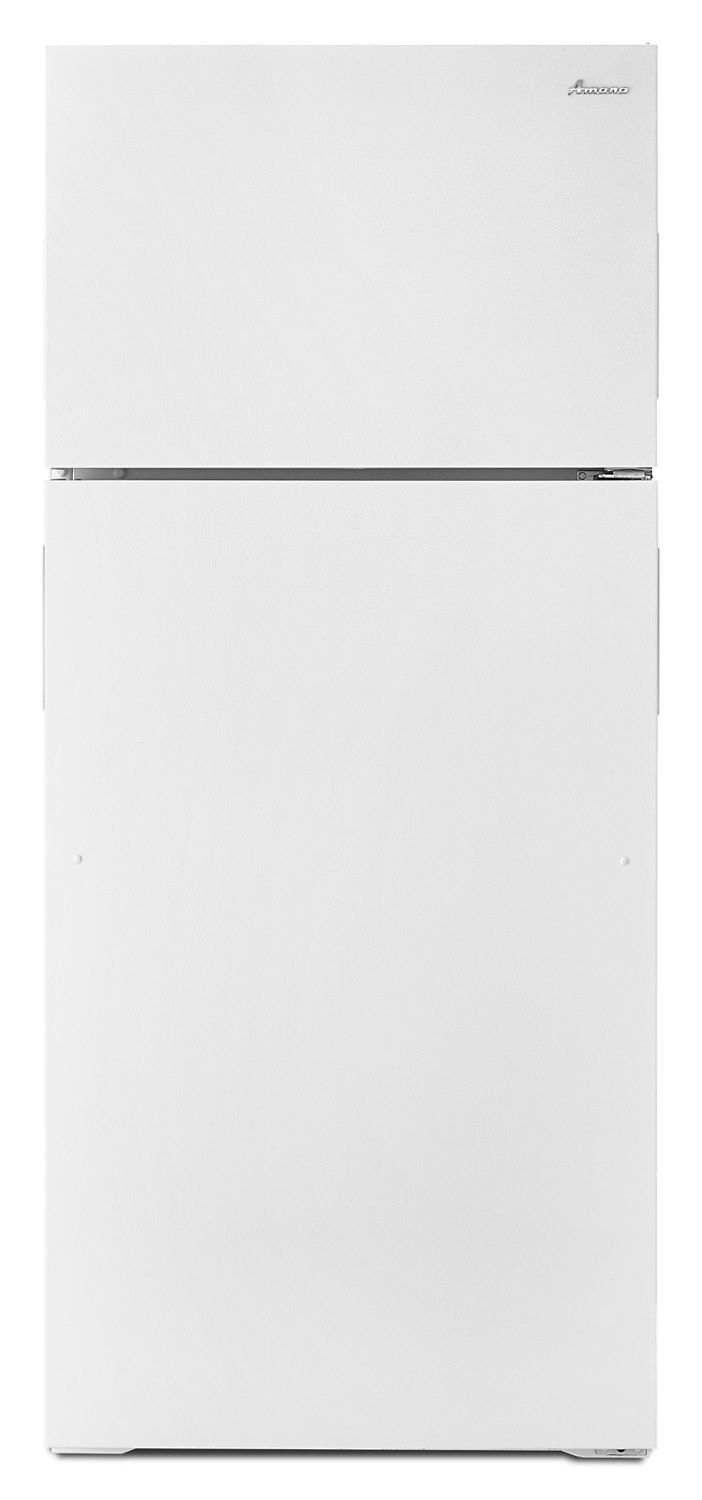 Amana ART106TFDW 28-inch Top-Freezer Refrigerator with Gallon Door Storage Bins White