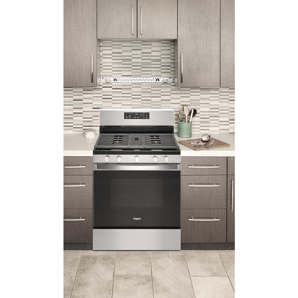 Whirlpool 5.0 cu. ft. Gas Range with Center Oval Burner