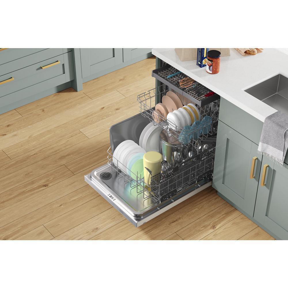 Whirlpool WDTA50SAKT 24 Stainless Steel Dishwasher with AI Intelligent Wash - 47 dBA