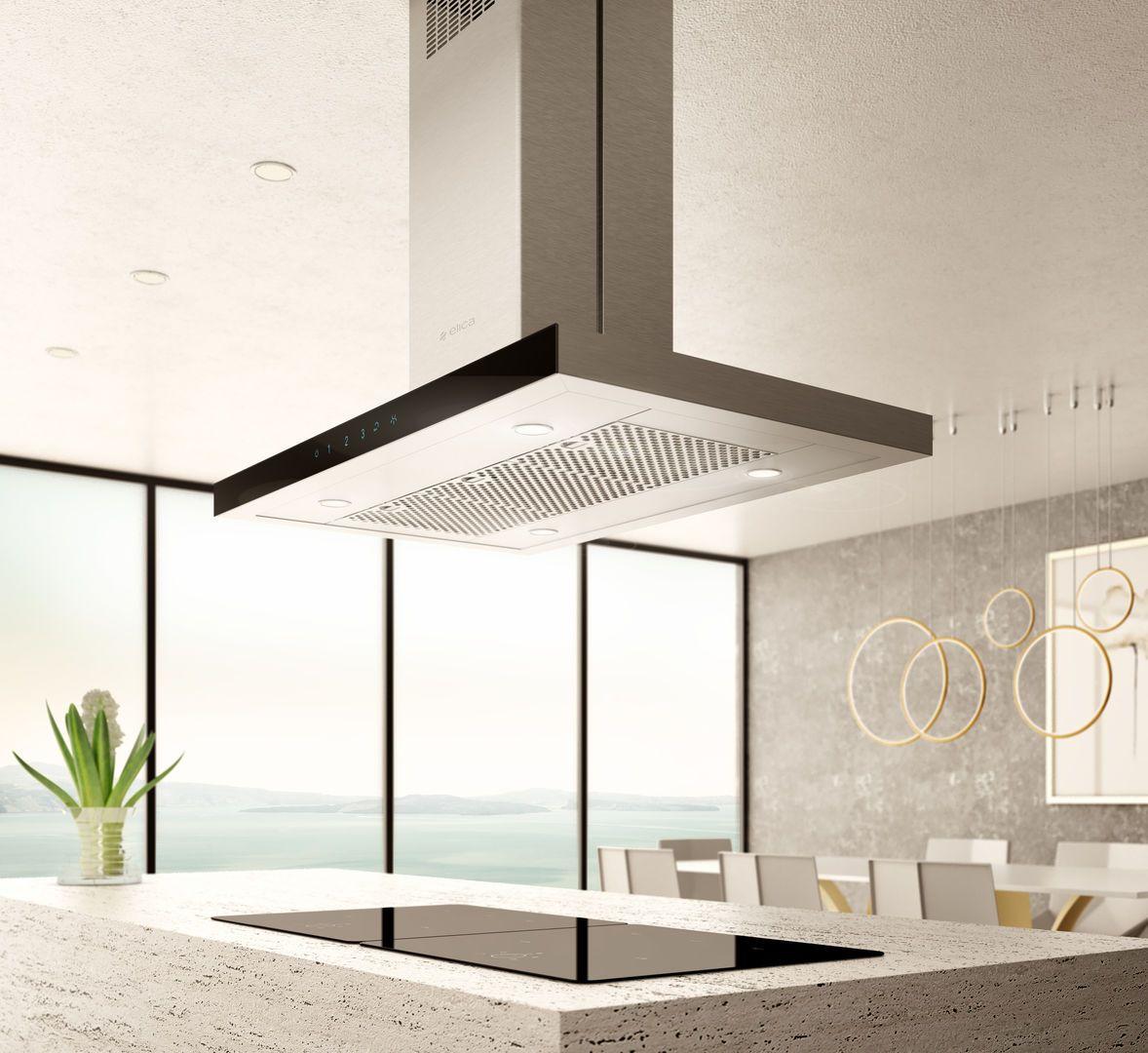 Elica EMG636S1 MAGGIORE Island Range Hood 36" wide - 600CFM