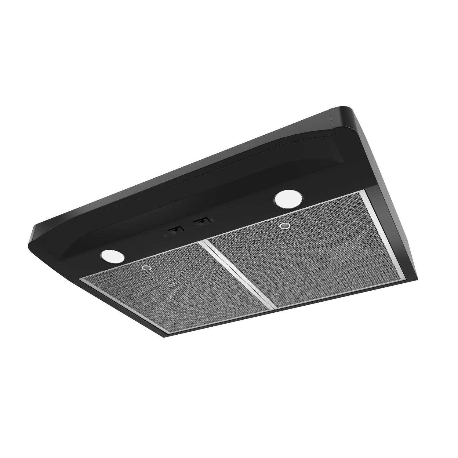 ALT130BL Broan® Elite 30-Inch Convertible Under-Cabinet Range Hood, Black