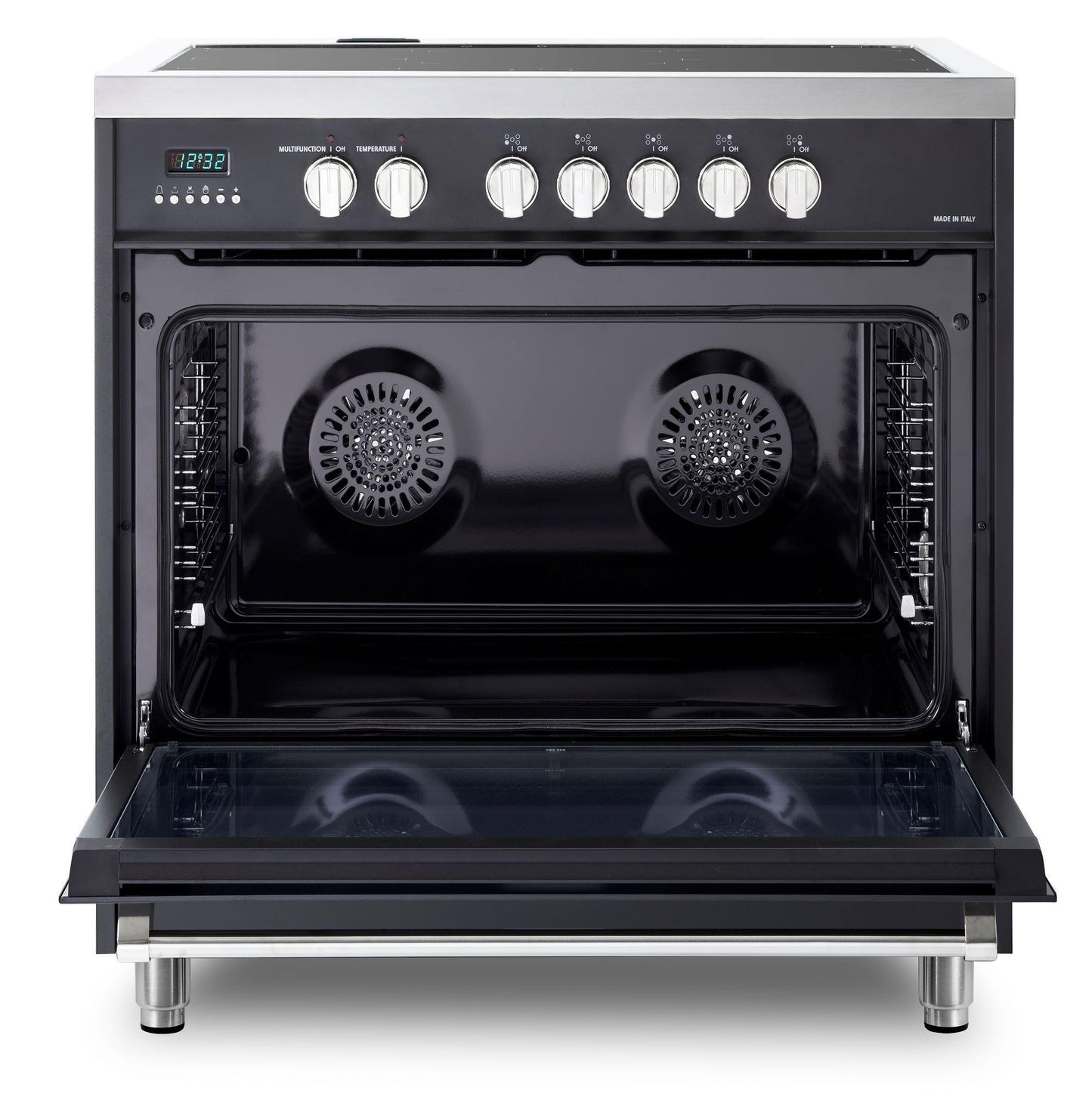Designer 36" Induction Single Oven Range - Matte Black