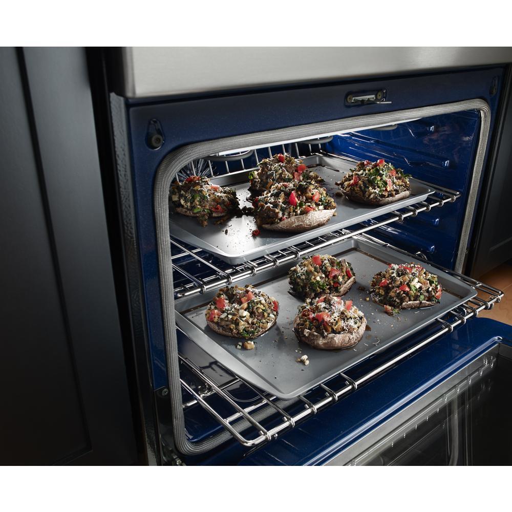 Kitchenaid KFED500ESS 30-Inch 5 Burner Electric Double Oven Convection Range
