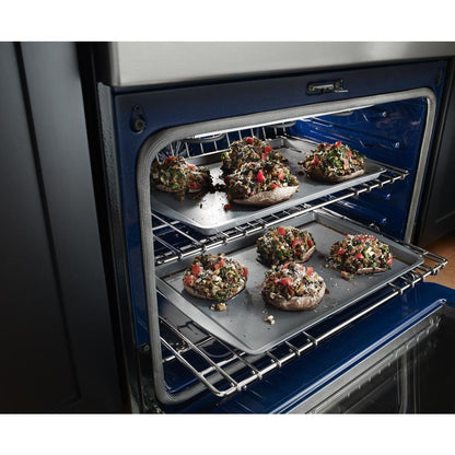 Kitchenaid KFED500ESS 30-Inch 5 Burner Electric Double Oven Convection Range