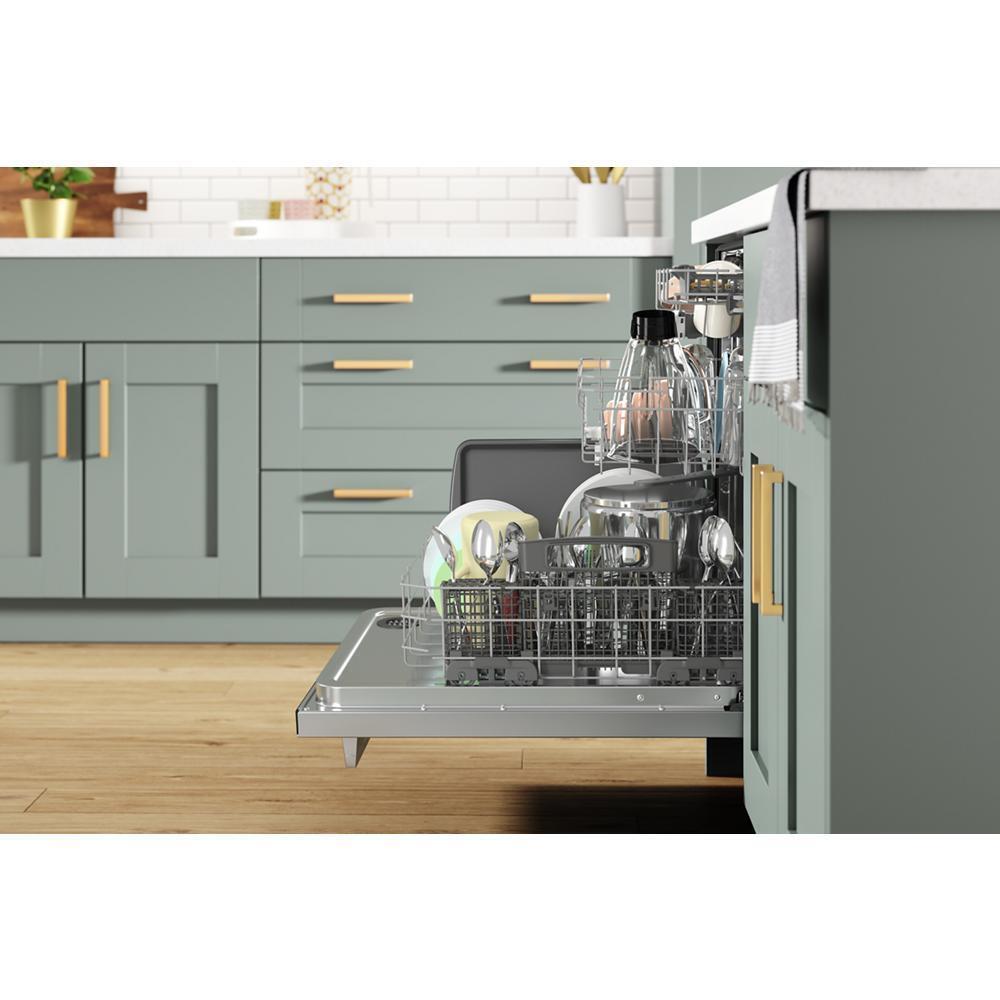 Whirlpool WDTA80SAKZ Fingerprint Resistant Quiet Dishwasher with 3rd Rack & Large Capacity