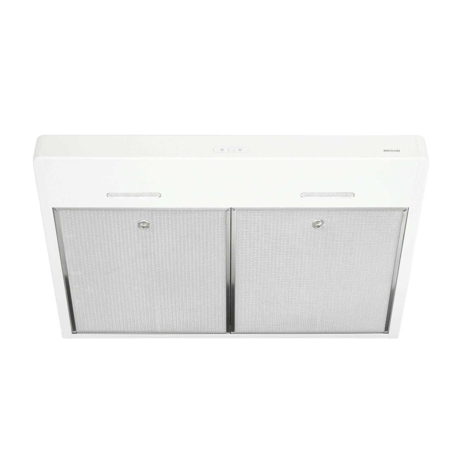 Broan BNDF136WW Tenaya 36-inch 300 CFM White Under-Cabinet Range Hood with LED light