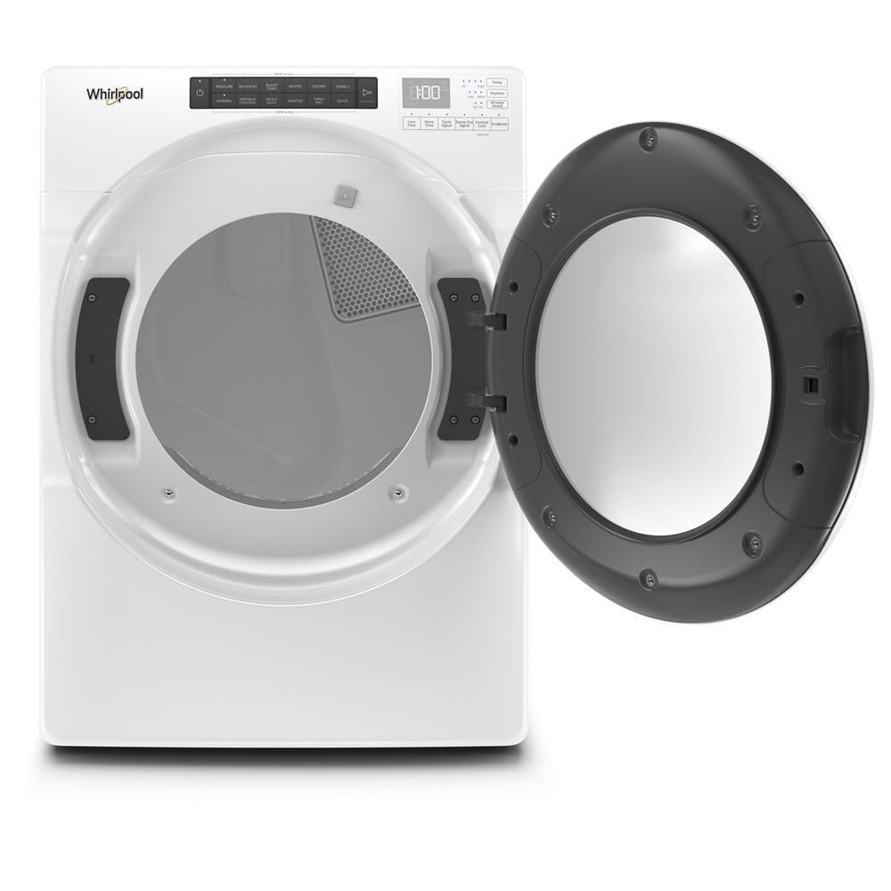 Whirlpool WED560LHW 7.4 cu.ft Front Load Long Vent Electric Dryer with Intuitive Controls