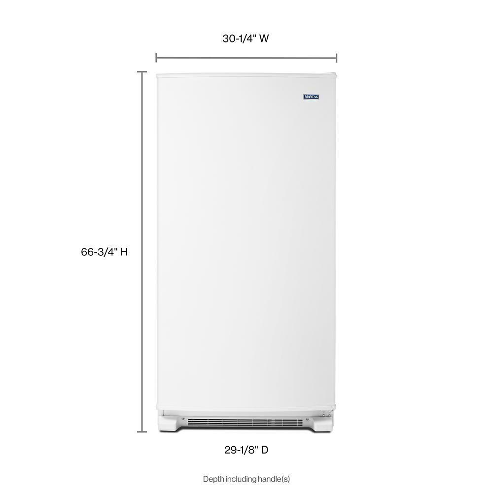 Maytag MZF34X18FW 18 cu. ft. Frost Free Upright Freezer with LED Lighting