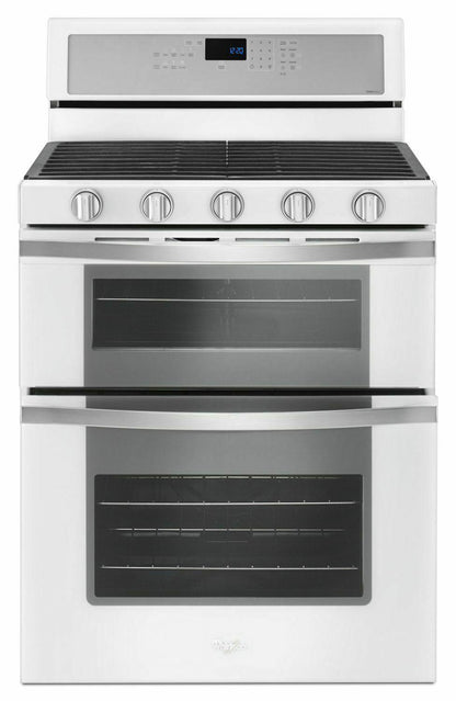 Whirlpool WGG745S0FH 6.0 Cu. Ft. Gas Double Oven Range with EZ-2-Lift™ Hinged Grates