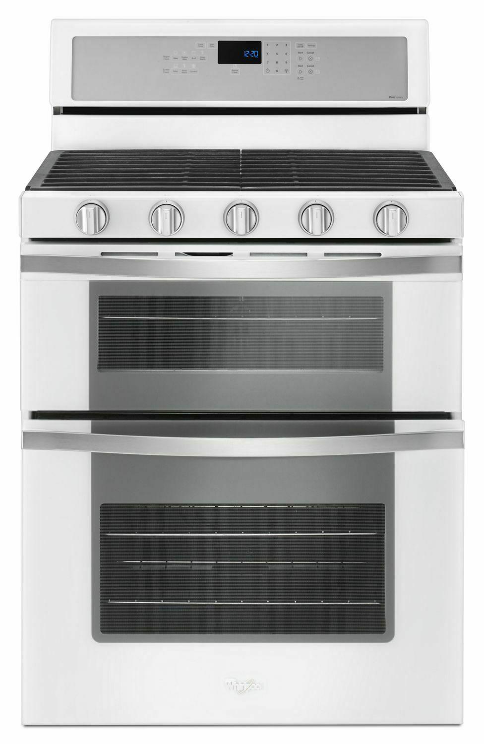 Whirlpool WGG745S0FH 6.0 Cu. Ft. Gas Double Oven Range with EZ-2-Lift™ Hinged Grates