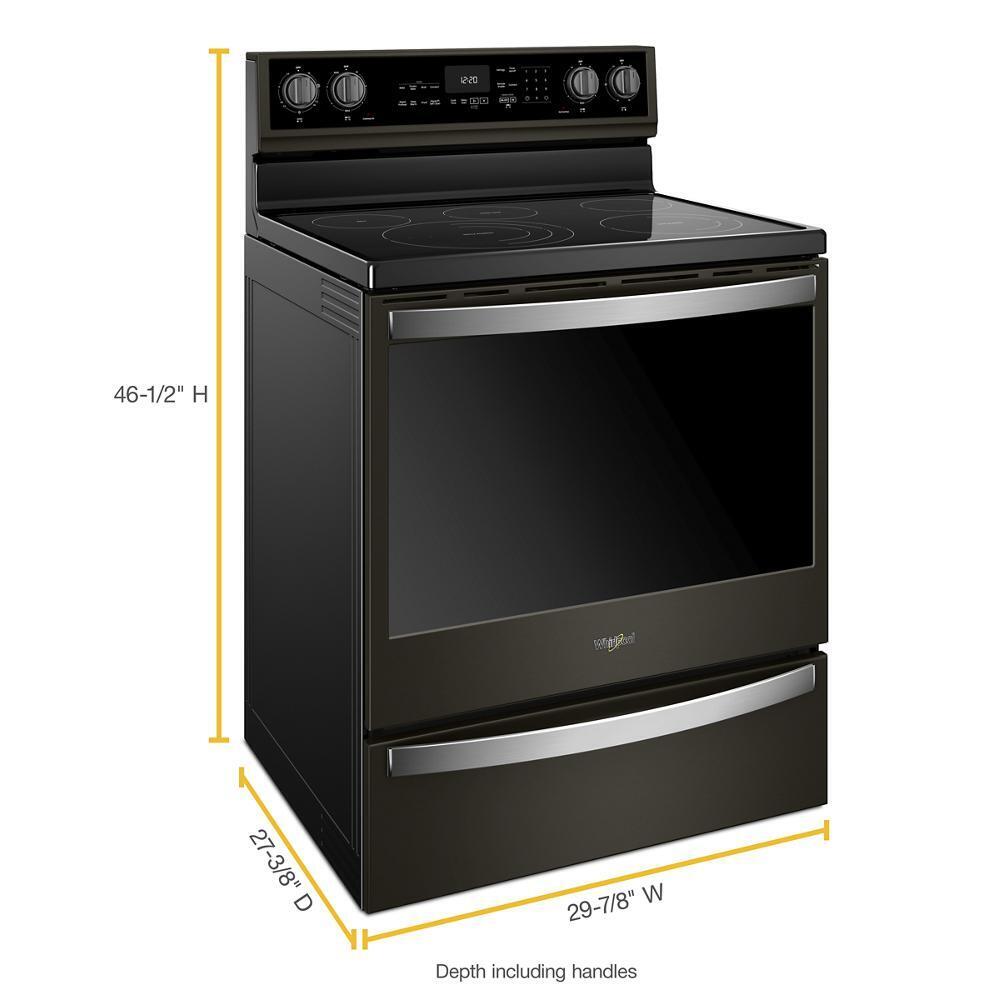 Whirlpool WFE975H0HV 6.4 cu. ft. Smart Freestanding Electric Range with Frozen Bake™ Technology