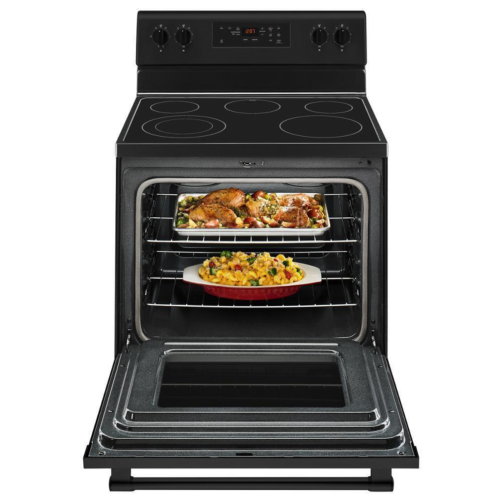 Maytag 30-Inch Wide Electric Range With Shatter-Resistant Cooktop - 5.3 Cu. Ft.