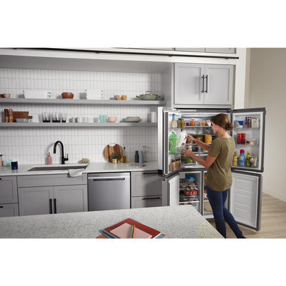 Whirlpool WRQA59CNKZ 36-inch Wide Counter Depth 4 Door Refrigerator - 19.4 cu. ft.