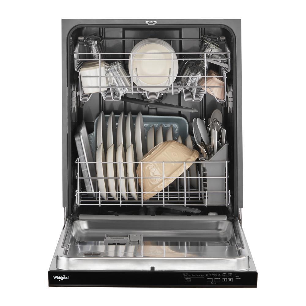 Whirlpool WDP560HAMB Quiet Dishwasher with Adjustable Upper Rack