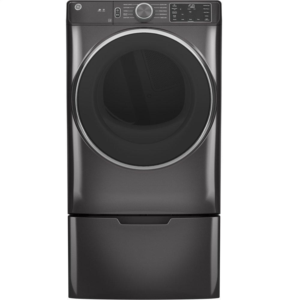 GE® 7.8 cu. ft. Capacity Smart Front Load Electric Dryer with Sanitize Cycle