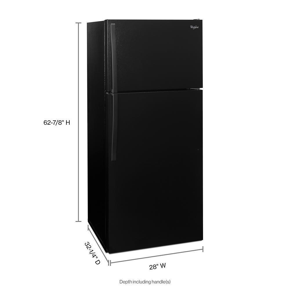 Whirlpool WRT314TFDB 28-inch Wide Top Freezer Refrigerator - 14 cu. ft.